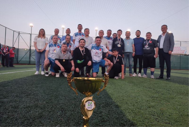 BİRİMLER ARASI FUTBOL TURNUVASI SONA ERDİ