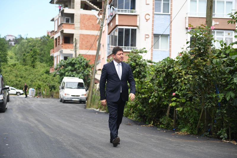 ALTINORDU’DA ALTYAPI VE ULAŞIM YATIRMLARI HIZ KESMİYOR