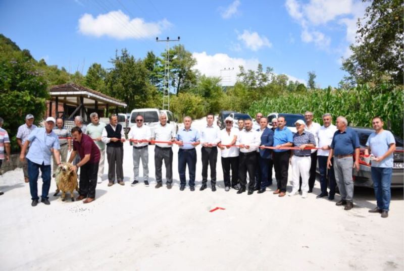 FATİH MAHALLESİ’NDE BETON YOL VE CAMİ LOJMANI AÇILIŞI